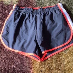 Gray athletic shorts